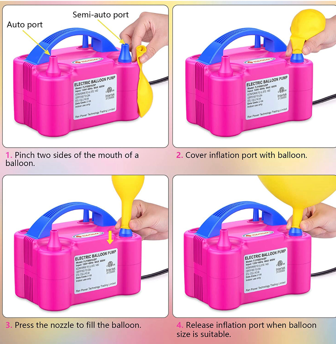 Electric Balloon Pump