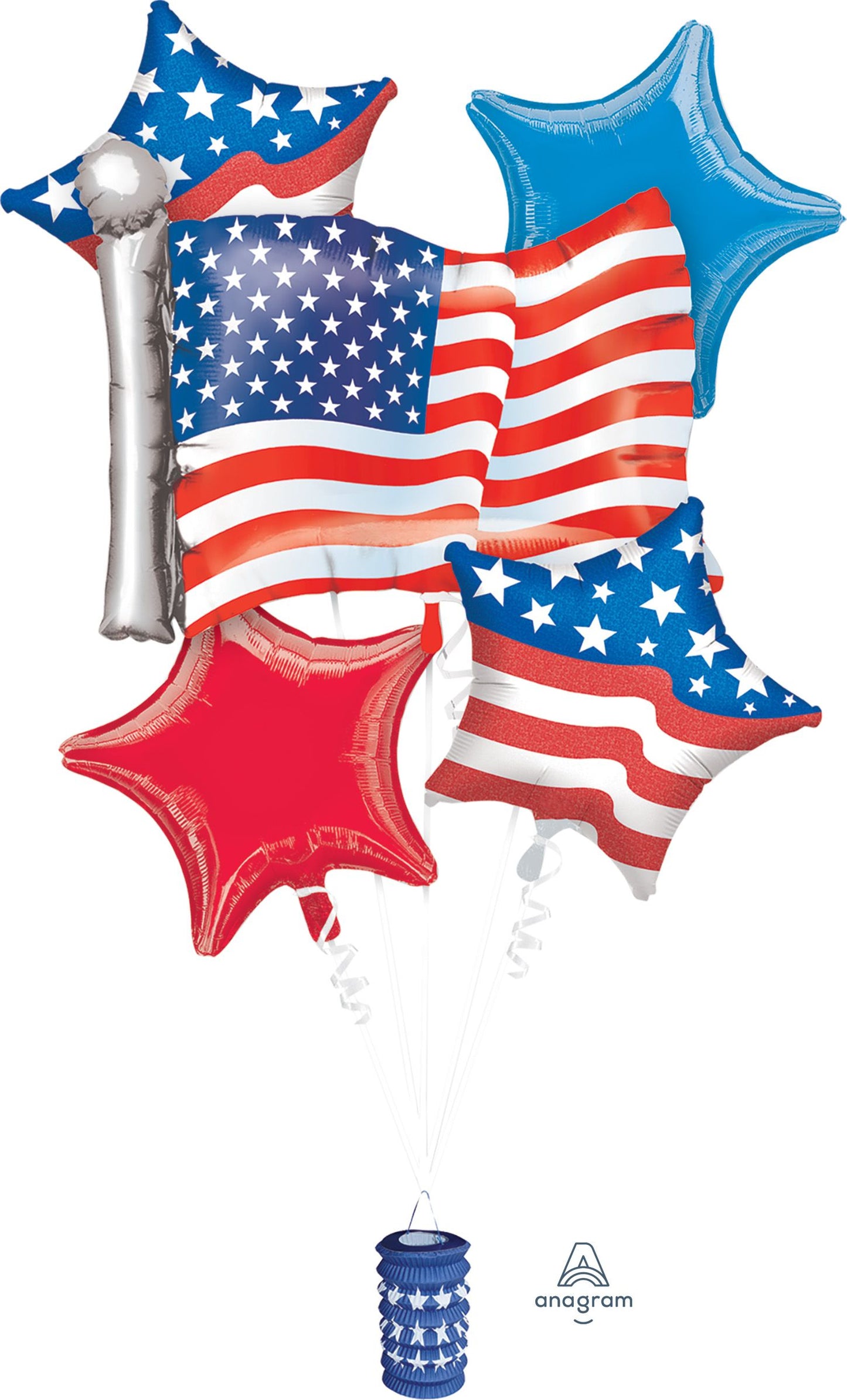 American Flag 5PC Foil