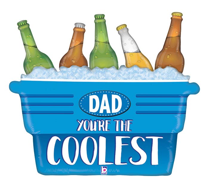 Dad You're The Coolest Foil 33"