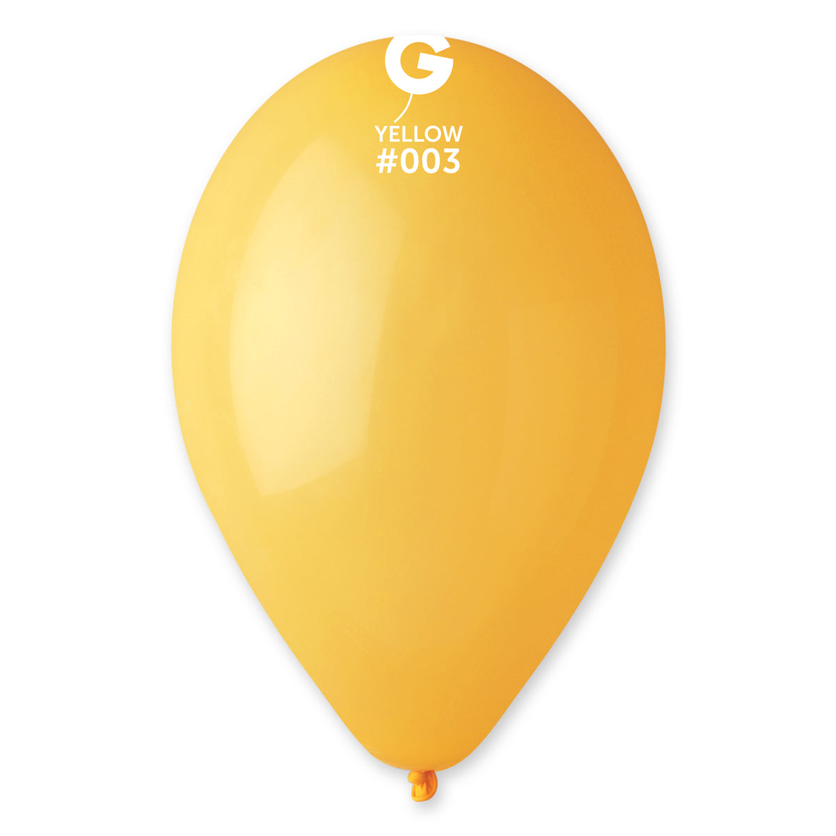 Gemar 12" Latex Yellow 50PC