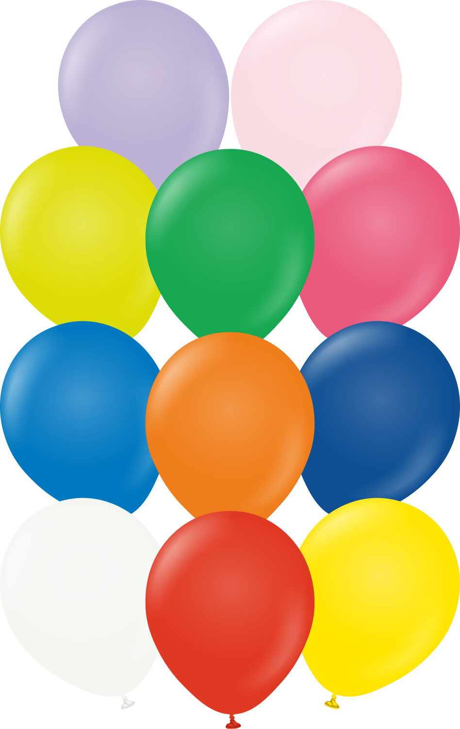 Kalisan 12" Standard Mix 100PC