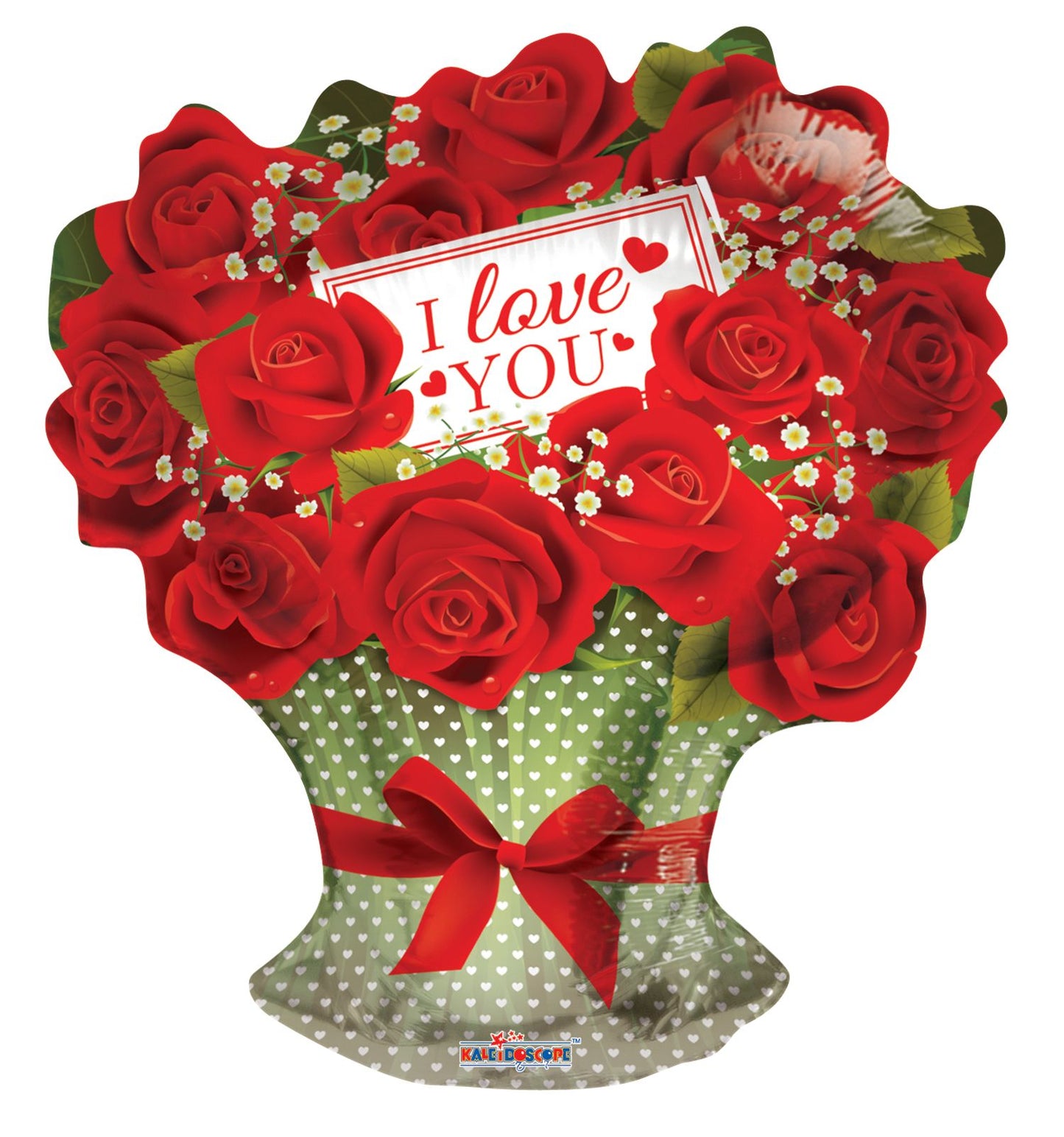 I Love You Rose Bouquet Foil 18"
