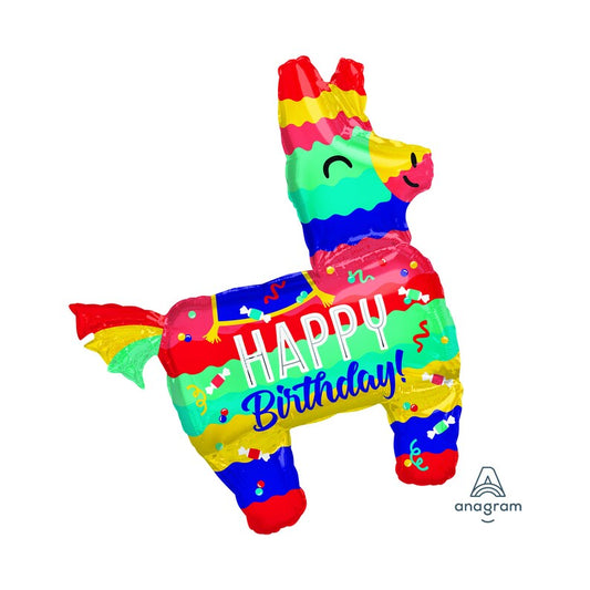Happy Bday Llama Foil 33"
