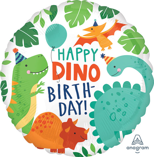 Happy Dino Birthday 17"