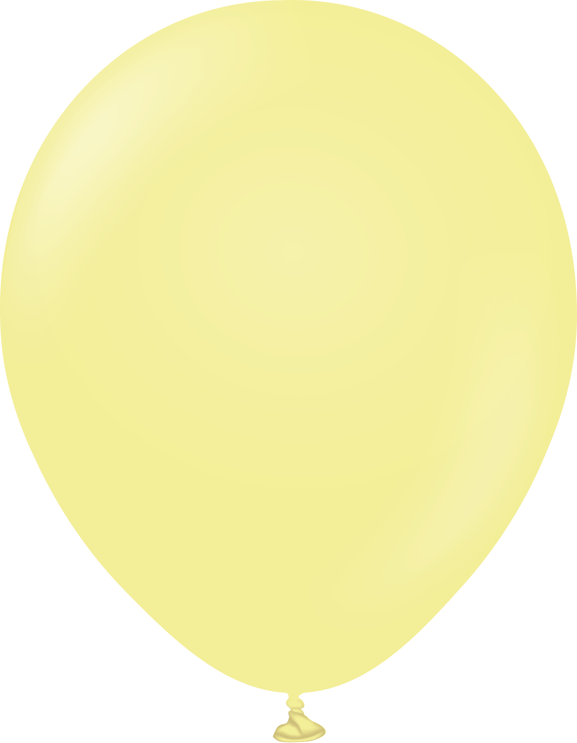 Kalisan 5" Macaron Yellow Latex(100 CT)