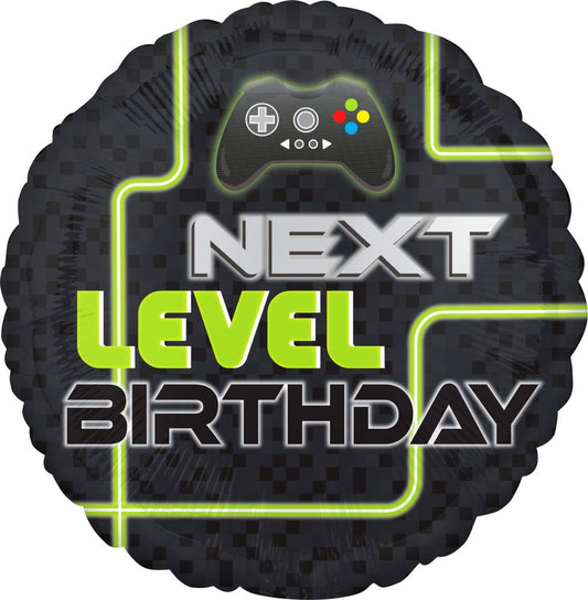 17" Next Level Birthday Foil